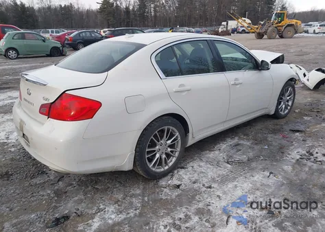 2010 Infiniti G37X z USA, uszkodzony, nr VIN JN1CV6AR5AM253181